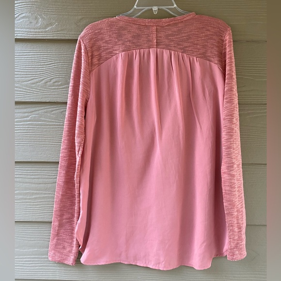 Maurices Juniors Terracotta Knit Lace Accents Long Sleeve Tunic Top Size XXL - Picture 4 of 9